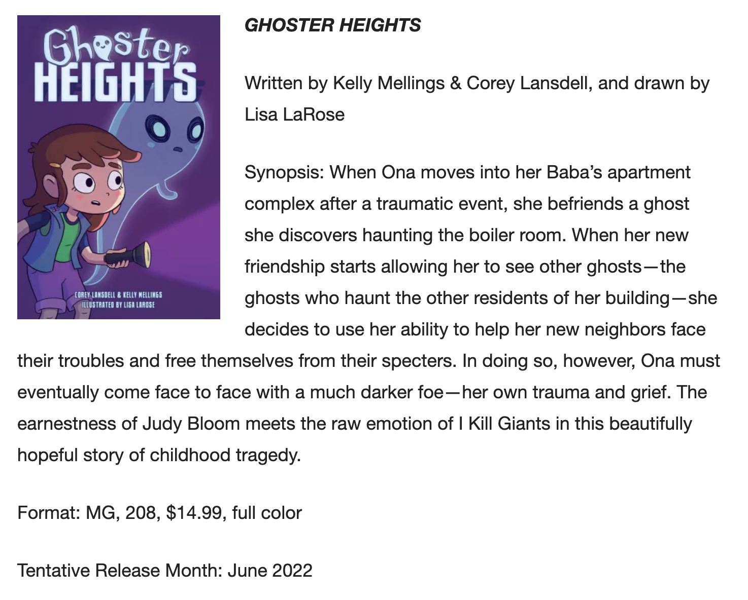 Ghoster Heights Announcement